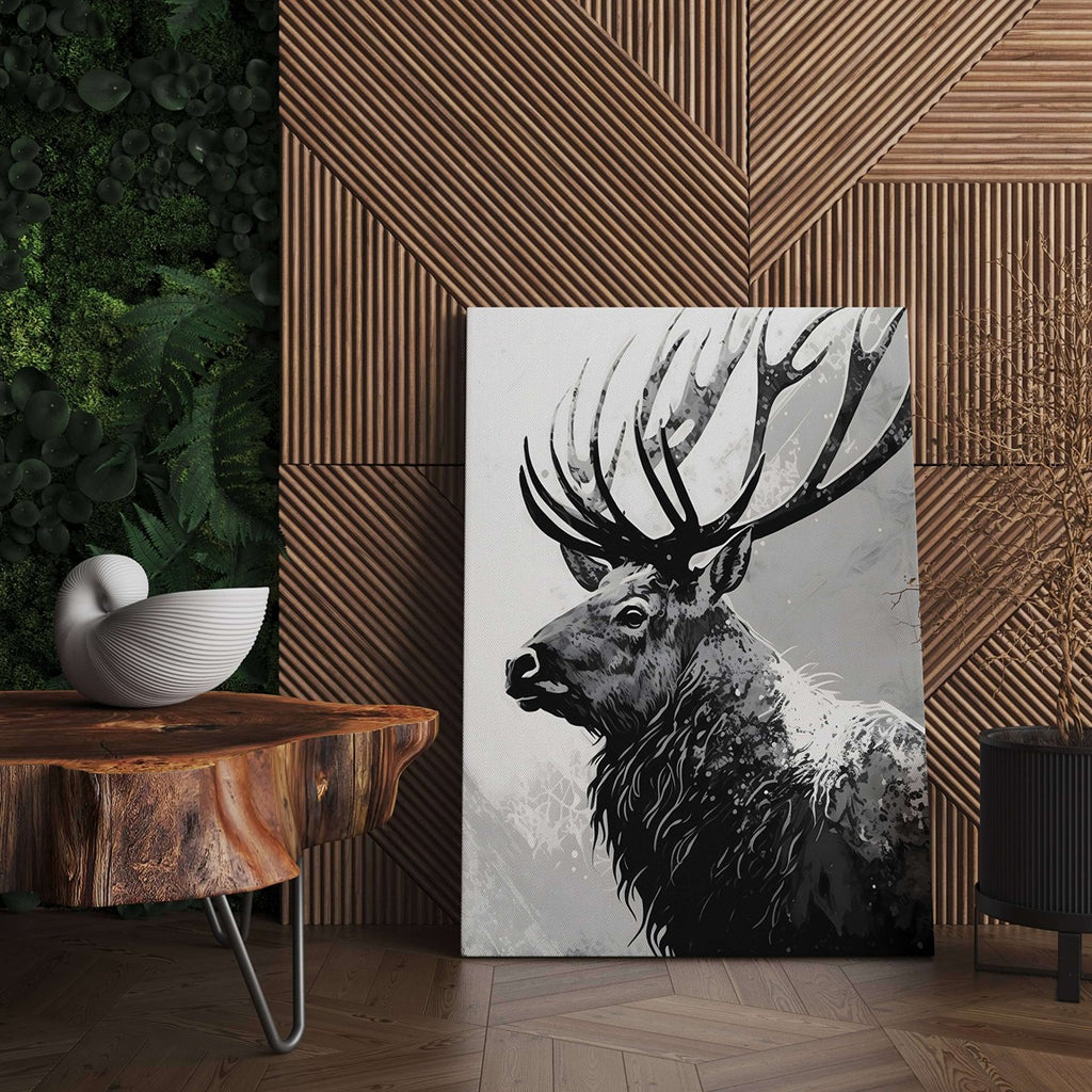 Elk Canvas Print | Elk Canvas wall art print by Wall Nostalgia. Custom canvas prints, made in Canada, large canvas prints, framed canvas prints, Wildlife Prints, Wilderness Print, Elk Canvas Wall Art, Elk Print, Elk Art, Wildlife Canvas, Wildlife Wall Art, Wildlife Art Print Canvas, Wilderness Print, Wildlife Print Elk