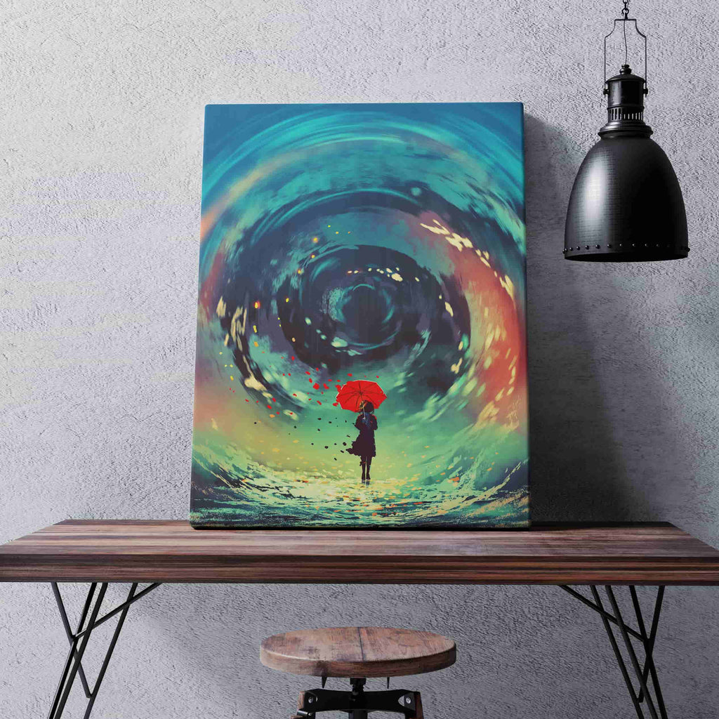 Galactic Wall Art Print | Canvas wall art print by Wall Nostalgia. Custom Canvas Prints, Made in Calgary, Canada | Large canvas prints, framed canvas prints, trendy wall art prints canada, living room wall art canada, female wall art canada, canvas wall art prints canada, surreal art, canvas wall art for living room