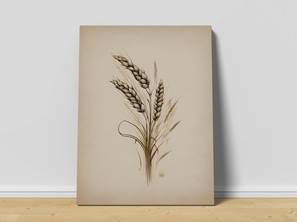 Wheat Art Canvas Print, Wheat Print, Wheat Canvas Art Prints Canada, Canvas wall art print by Wall Nostalgia. Custom canvas prints, large canvas prints, framed canvas prints, Wheat Canvas Print | Wheat Print, Wheat Art Print, Wheat Wall Art, Prairie Print, Prairie Canvas, Prairie Art, Rustic Wall Art, Farm print, Wheat