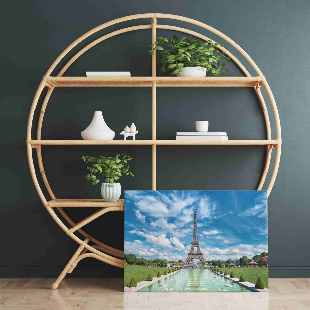 Eiffel Tower Canvas Print | Canvas wall art print by Wall Nostalgia. Custom Canvas Prints, Made in Calgary, Canada | Large canvas prints, Eiffel Tower Print, Eiffel Tower Canvas, Eiffel Tower Wall Art, Trendy Wall Art, Paris Canvas Print, Paris Art, Paris Wall Art, Travel Print Paris, Paris City Print, Eiffel Tower Art