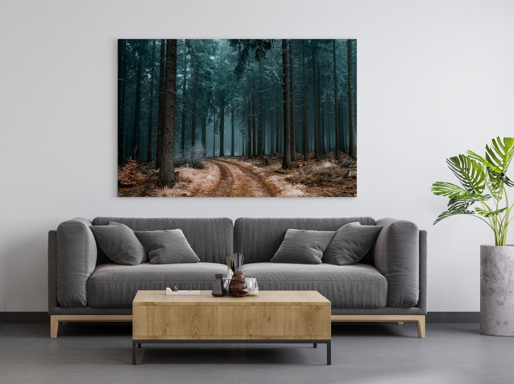 Forest Canvas Print | Canvas wall art print by Wall Nostalgia. FREE SHIPPING on all orders. Custom Canvas Prints, Made in Calgary, Canada | Large canvas prints, framed canvas prints, Forest Canvas Wall Art, Forest Print, Forest Art Print, Forest Canvas, Tree Canvas, Large Canvas Art, Large Canvas Print, Tree Art Print