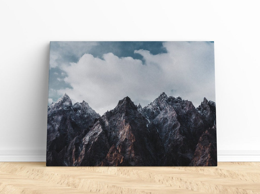 Mountain Print | Canvas wall art print by Wall Nostalgia. FREE SHIPPING on all orders. Custom Canvas Prints, Made in Calgary, Canada | Large canvas prints, framed canvas prints, Mountain Wall Art Canvas Print, Mountain print, Mountain art, Mountain print wall art, Mountain print nursery, Mountain landscape canvas