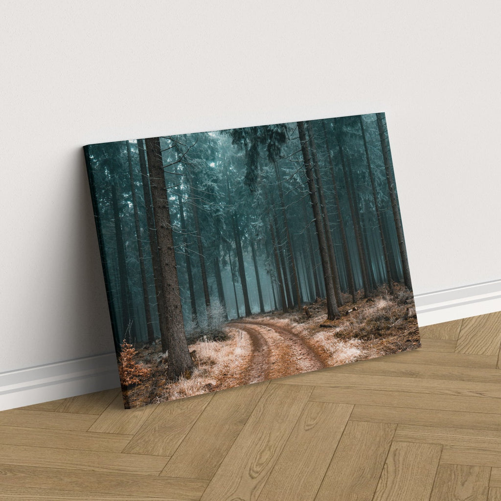 Forest Canvas Print | Canvas wall art print by Wall Nostalgia. FREE SHIPPING on all orders. Custom Canvas Prints, Made in Calgary, Canada | Large canvas prints, framed canvas prints, Forest Canvas Wall Art, Forest Print, Forest Art Print, Forest Canvas, Tree Canvas, Large Canvas Art, Large Canvas Print, Tree Art Print