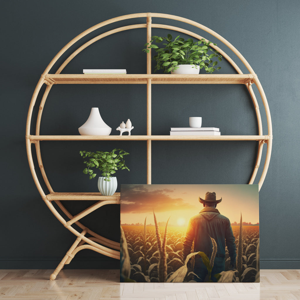 Cowboy Print | Canvas wall art print by Wall Nostalgia. FREE SHIPPING on all orders. Custom Canvas Prints, Made in Calgary, Canada | Large canvas prints, framed canvas prints, Cowboy print canvas wall art | Cowboy art print, Cowboy art, Cowboy canvas art, Cowboy wall art, Cowboy print art, Cowboy prints, Farm sign